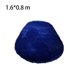 thumbnail image 5 of Matsuzay Manta ovalada, alfombrilla lavable para el suelo, alfombra decorativa resistente a los deslizamientos, adornos para la puerta del pasillo del Decoración del hogar Azul 1.6*0.8 metros Matsuzay  HA071454-10, 5 of 5