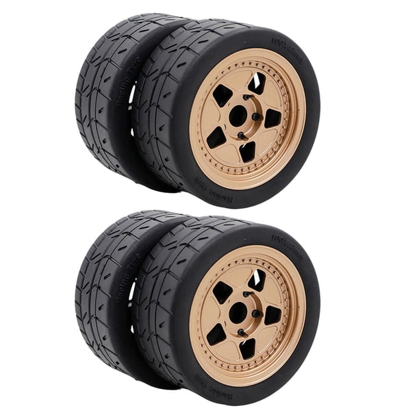 RC Car Rally Juego de neumáticos resistentes al desgaste para Arrma 1/7 4WD 4 piezas perfke Neumáticos de goma