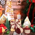 thumbnail image 6 of Wired Edge Ribbons Christmas Burlap Fabric Craft Red, 6 of 8