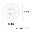 thumbnail image 5 of Lámpara De Techo Luz Ideal, Plafón P-21 Chocolate., 5 of 5
