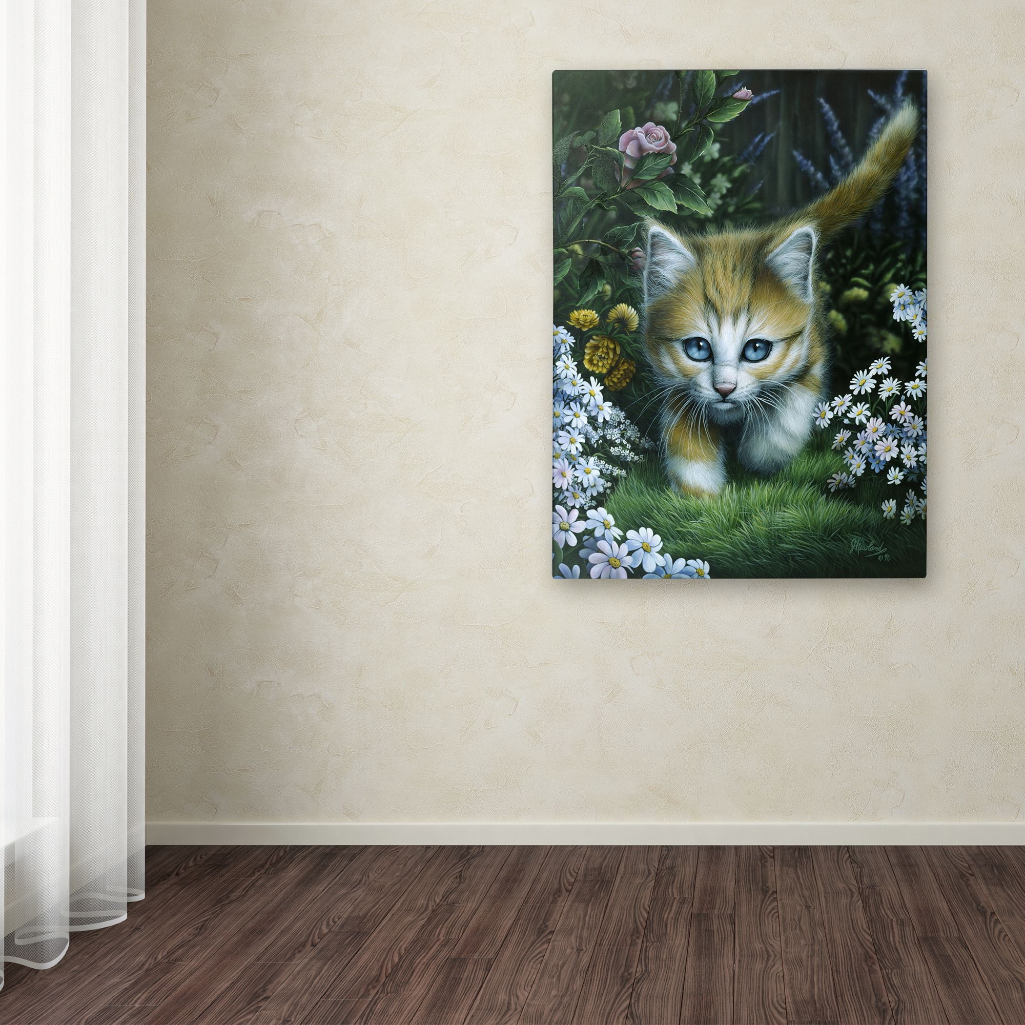 Jenny Newland 'Buttercup 2' Canvas Art 18 x 24