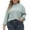 Mint Green, variant on dGslk Plus Size Womens Long Sleeve Knitted Pullover Sweater Loose Fit Crewneck Ribbed Casual Top for Autumn Winter Fashion Beige L