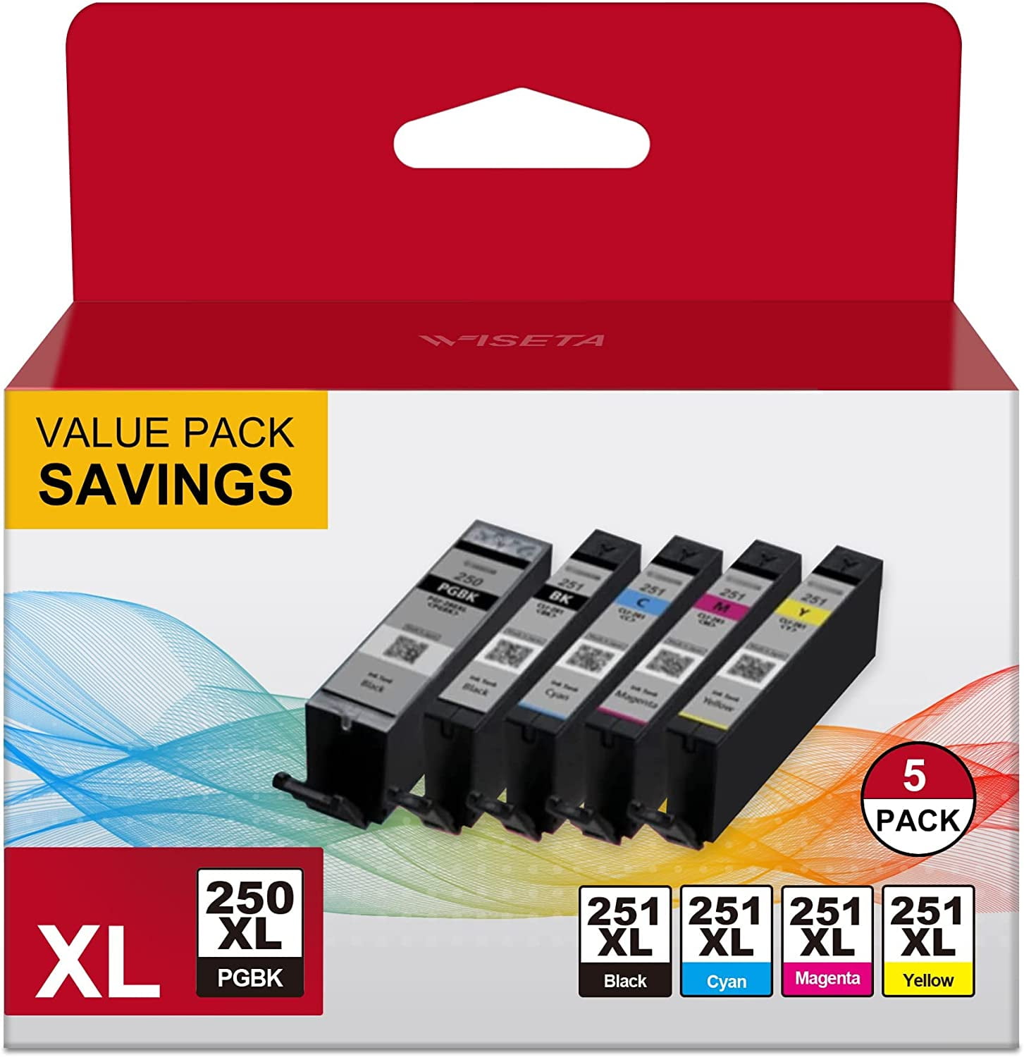 MX922 Printer Ink Cartridges for Canon 250 and 251 Ink Cartridges PGI