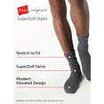 thumbnail image 5 of Crew Socks, 3 Pairs, Originals SuperSoft Slouch Socks for Men, Comfort Stretch, 5 of 8