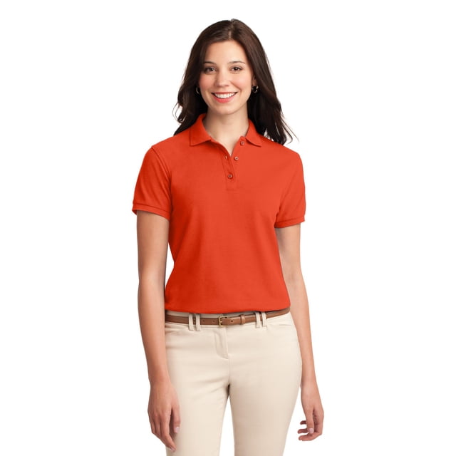 Polo Port Authority® Ladies Silk Touch™. L500 Autoridad Portuaria L500