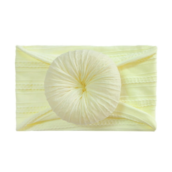 Tejiojio Fall Newborn Girls Baby Solid Knotted Hat Beanie Headband Hair Headwear Accessories