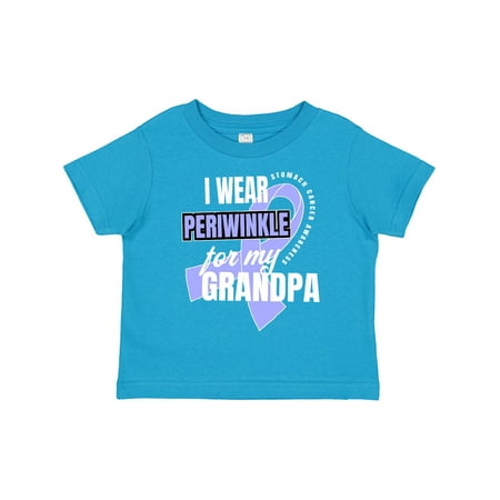 

Inktastic I Wear Periwinkle for My Grandpa Stomach Cancer Awareness Gift Toddler Boy or Toddler Girl T-Shirt