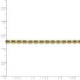 thumbnail image 5 of Solid 10k Yellow Gold 3.35mm Diamond-Cut Quadruple Rope Chain Necklace - with Secure Lobster Lock Clasp 30", 5 of 6