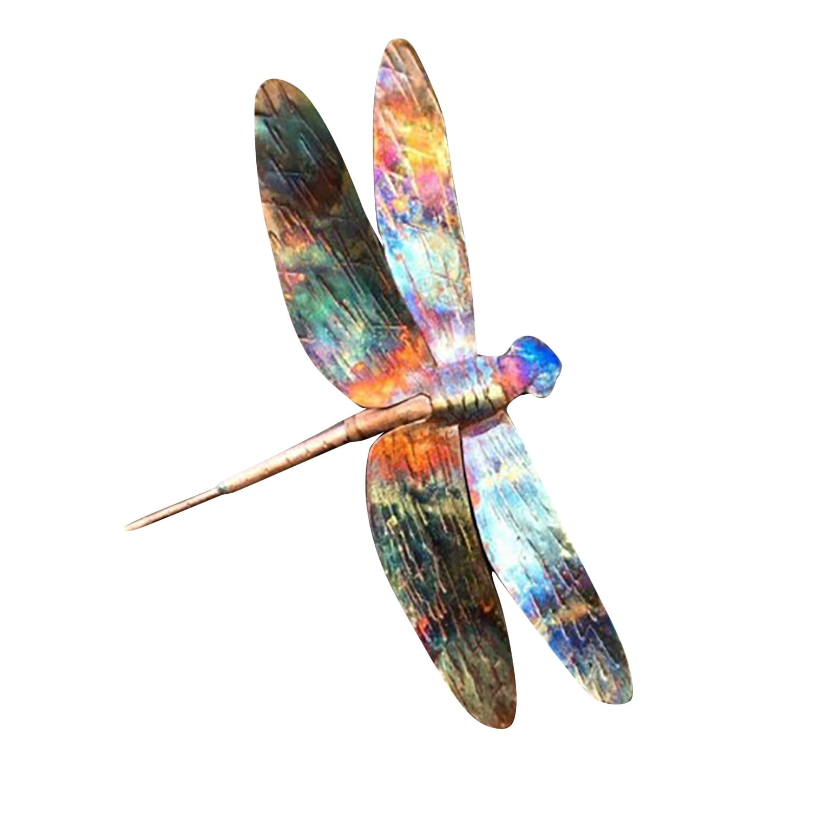 DRAGONFLY Galvanized Metal Wall Hanging Rustic Farmhouse 2 Sizes Dragonflies 