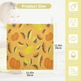 thumbnail image 2 of Dreamtimes 5 PCS Cute Autumn Pumpkin Pattern Baby Muslin Washcloths, Leaves Pine Cone Face Towel Burp Cloths Ultrasoft Absorbent Cotton Bath Wipes Towels for Newborn Boys Girls, 2 of 7