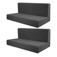 thumbnail image 1 of Fundas de asiento para RV, fundas de cojín para Camper, fáciles de instalar, cómodas, fundas de cojín para Camper, Protector de sofá y muebles para gris oscuro, 1 of 8