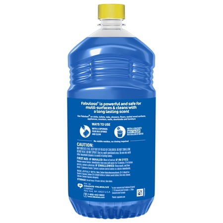 FABULOSO 2X MULTI-PURPOSE CLEANER BLEACH ALTERNATIVE, SPRING FRESH SCENT, 56 FL OZ