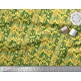 thumbnail image 2 of Soimoi Poly Georgette Fabric Stripe & Buttercup Floral Print Fabric by The Yard 52 Inch Wide, 2 of 3