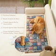 thumbnail image 2 of Couch Cover for Dogs Washable, Sofa Covers for 3 Cushion Couch Sofa Pet Friendly, Fuzzy Couch Bed Furniture Protector Topper Pads Mat for Pets Cats Proof (27.6 x 59 Inch,Boho Blue, 2 of 15