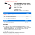 thumbnail image 2 of HVAC Blower Motor Resistor Harness - Compatible with 1999 - 2004 Chevy Silverado 2500 2000 2001 2002 2003, 2 of 2