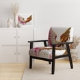 thumbnail image 2 of Designart "Angelic Dusty Pink Wings" Pink Abstract Upholstered Accent Chair - Modern Arm Chair For Living Room, 2 of 7