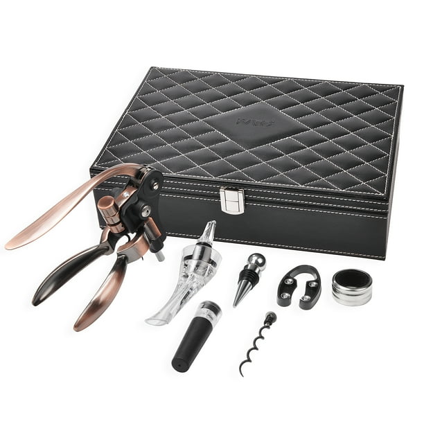 Wine Opener Corkscrew Set for Valentine's Day Gift, 7 Pieces Wine