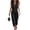 #026-Black, variant on Cutuoiiu Womens Solid Color Sleeveless Lapel Collar Jumpsuit with Zipper Front and Cargo Pockets for Workwear and Daily Wear Gifts