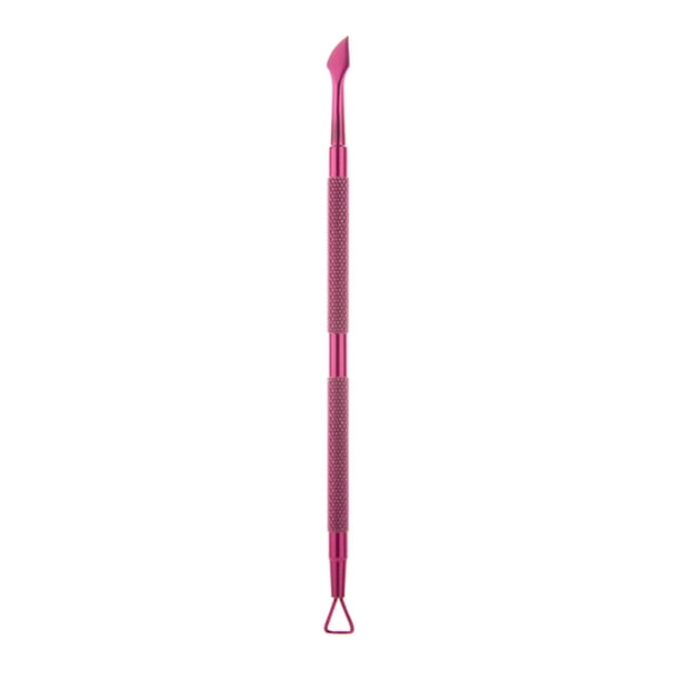 Vogacara Cortador de herramientas de manicura, removedor de empujadores multifunción de doble rosa de acero inoxidable, alicates de pedicura de esmalte Juegos de manicura removedor de uñas falsas Vogacara CE011711-03