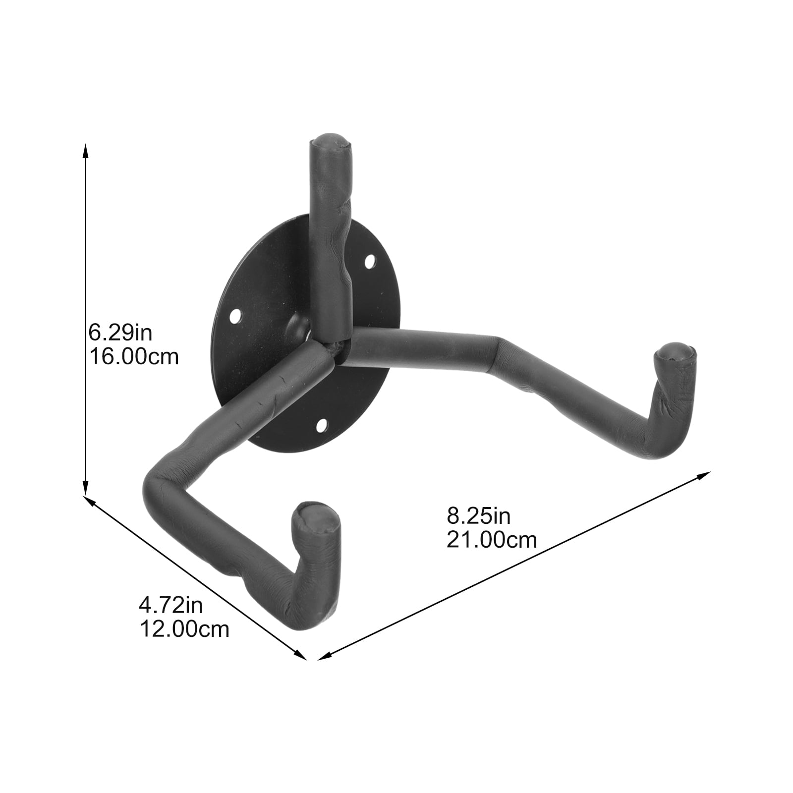 Mobutofu Wall Guitar Hanger Metal Ukulele Holder for Musicians, Display Stand 8.3x6.3in, and Secure