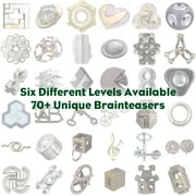 BePuzzled | Key Hanayama Cast Metal Brainteaser Puzzle Mensa Rated Level 2, for Ages 12 and Up