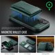 thumbnail image 4 of Case For IPhone 16 Funda Protectora RFID de 6,1" con Ranuras para 7 Tarjetas Magsafe, Soporte 2 en 1, Funda Protectora de Cuero Desmontable a Prueba de Golpes, Verde, For IPhone 16, 4 of 7