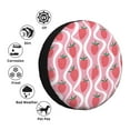 thumbnail image 4 of Sikiie Strawberries PVC Leather Spare Tire Wheel Cover Spare Tire Cover, for Car Truck SUV Camper Trailer Universal Fit(14-17in)-17 inch, 4 of 6