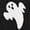 Ghost, variant on Member's Mark Women's Halloween Sweater