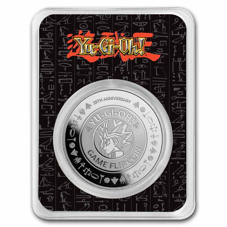 2022 Niue 1 oz Silver Yu-Gi-Oh! Game Flip Coin 25th Anniv, In TEP -  Walmart.com