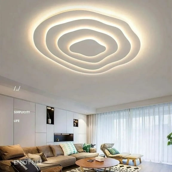 LittleGlovo Minimalist Irregular Round Ceiling Lamp Special Shaped LED Lamp