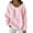 Pink, variant on Women's Fashion Casual Christmas Print Pullover Long-Sleeve Sweatshirt for Holiday Season and Comfortable Athletic Wear,Red,S