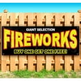 thumbnail image 1 of Fireworks Buy 1 Get 1 Free 13 oz Vinyl Banner With Metal Grommets, 1 of 4