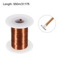 thumbnail image 2 of 0.12mm Magnet Wire 3117ft Enameled Copper Wire Enameled Magnet Winding Wire Coil 100g 130C for Transformers, 2 of 6
