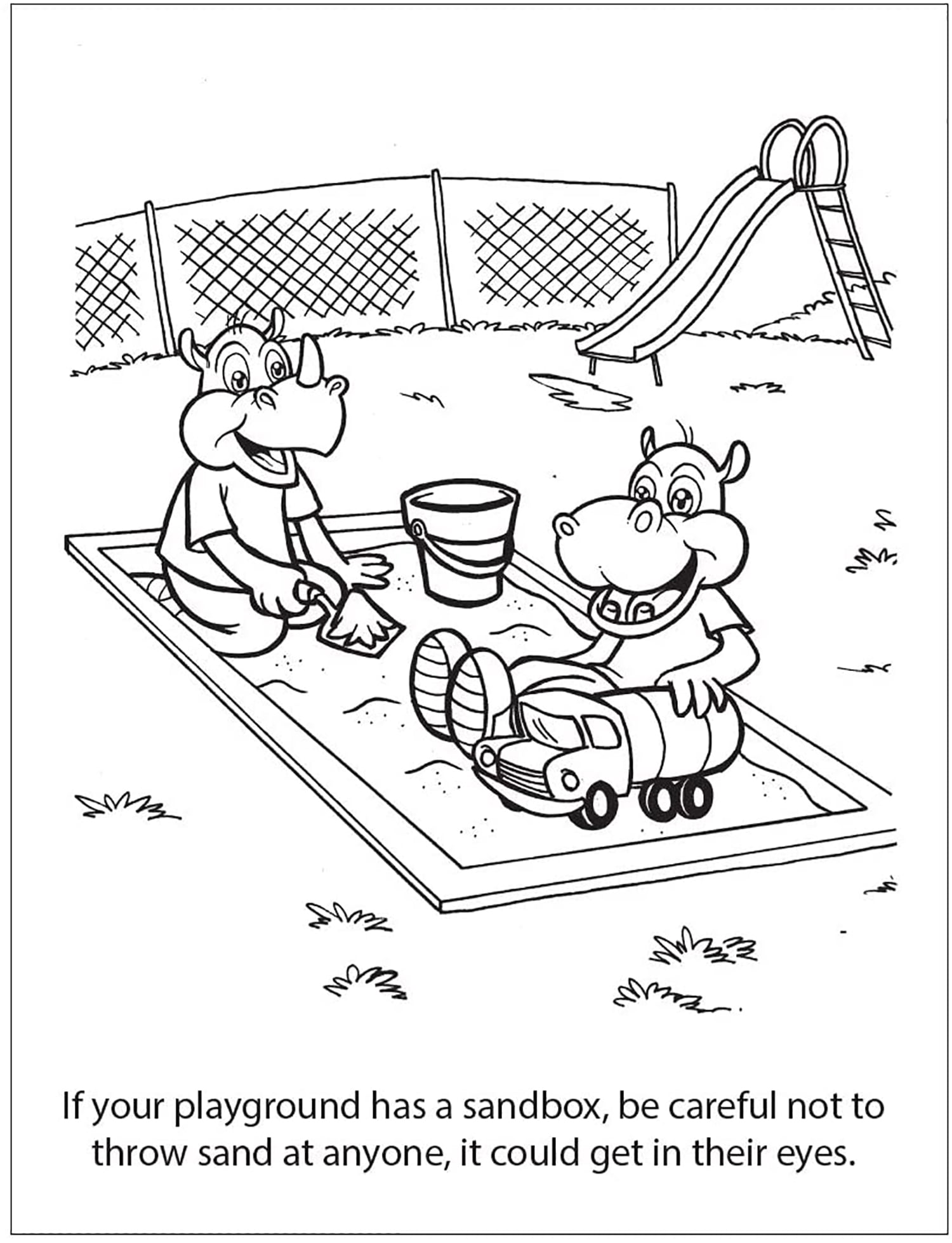 ZoCo: 25 Pack - Playground Safety Awareness Kid's Educational Coloring & Activity Books