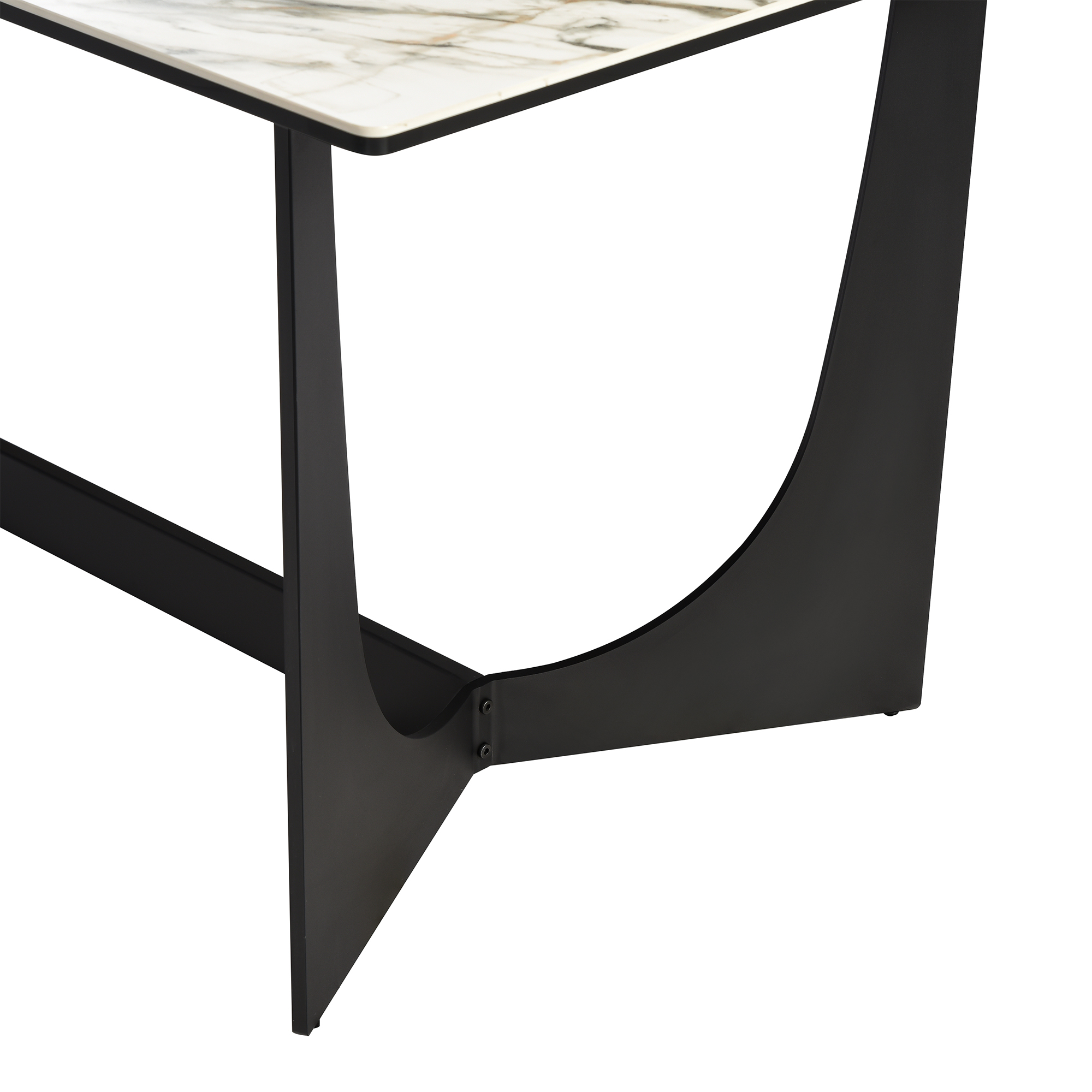 Modena Parker 5 Piece Dining Set with Gray Fabric Chairs