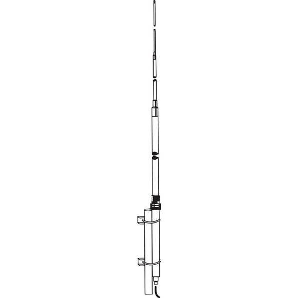 Antenne de STATION de BASE de 12' - Accordable en Anneau 2000 Watts