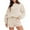 Khaki, variant on Naughtyhood Women 2 Piece Outfits Hoodie Short Set Oversized Sweatshirt Shorts Sweatsuit Fall Clothes