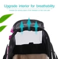 thumbnail image 4 of Mother's Day Premium Fabric Pet Bag - Durable 900D Oxford Cloth - Cozy Sherpa Base - Ideal for Cats - Adjustable Nylon Webbing Straps - 17x10x11.8in/43x26x30cm Size, 4 of 7