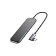 thumbnail image 1 of HUB Adaptador Tipo-C Baseus 3xUSB3.0+HD4K+PD Gris, 1 of 5