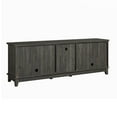 thumbnail image 4 of FESTIVO Rustic 72-Inch TV Stand with Adjustable Shelves, Hidden Storage - 72" in Width Dark Brown, 4 of 5