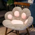 thumbnail image 4 of Housse de Siège en Peluche Coussin de Chaise Demi-Fermé en Forme de Patte de Chat, 4 of 6