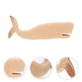 thumbnail image 3 of LABSERRON Wooden Whale Figurine For Home And Garden Decoration 1Pcs 28x10cm, 3 of 8
