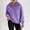 A05-Purple, variant on Zysthvn Womens Hoodies Pullover Casual Fleece Fall Drawstring Sweatshirt Womens Long Sleeve Loose Fit Solid Tops