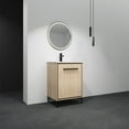 thumbnail image 6 of 24''/ 30" Single Sink Bathroom Vanity, With 2 Soft Closing Doors, Bathroom Vanity With Top Sink, Modern Bathroom Storage Cabinet For Home Bathroom Decoration, 6 of 8