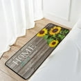 thumbnail image 6 of Custom Kitchen Mats Washable Long Floor Runner Rug Home Sweet Home Non-Slip Fatigue Area Rugs Wooden Sunflowers Absorbent Doormat Cushioned for Farmhouse Home Bath Indoor Outdoor Decor 39"x20", 6 of 6