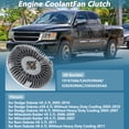 thumbnail image 2 of Embrague del Ventilador de Refrigeración del Motor para Dodge Dakota 2005-2010 Embrague del Ventilador de Radiador Electrónico para Mitsubishi Raider 2006-2009 No.52029290AC, 2 of 7