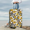 thumbnail image 4 of Uemuo Snake And Rose Printed Washable Luggage Cover - Fashion Suitcase Protector Fits 18-32 Inch Luggage -Medium, 4 of 9