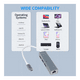 thumbnail image 5 of Adaptador USB C a Ethernet RJ45 LAN Plug & Play para Macbook Pro Malubero Gris, 5 of 5