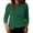 Green, variant on Ziynglg Striped Tops for Women Long Sleeve Crew Neck Casual Blouses Basic Classic Tops Spring Pullover Tops