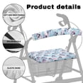 thumbnail image 5 of HELLHERO Palm Leaves Walker Covers Non-Slip Cover Walker Seat Cover Stain Proof Soft for Streets, 5 of 7